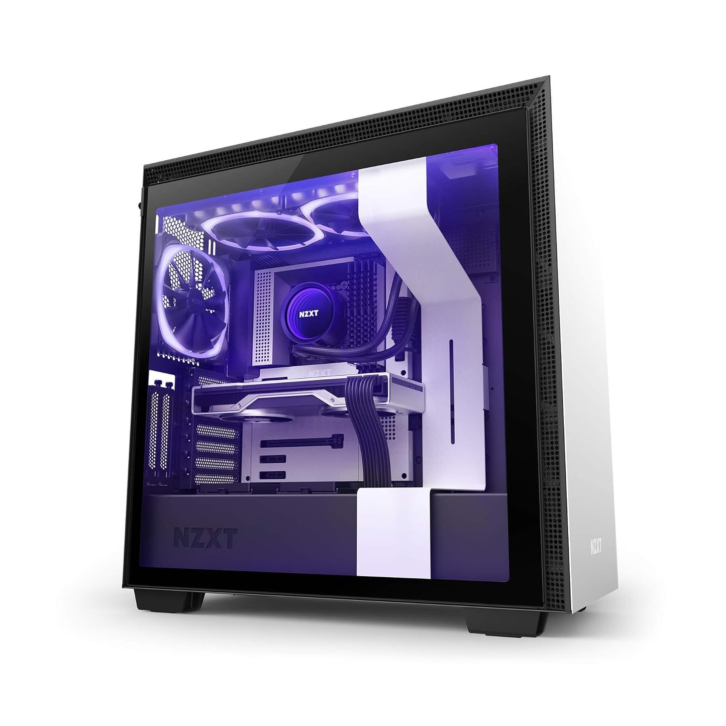 Kraken X63 RGB 280Mm - RL-KRX63-R1 - AIO RGB CPU Liquid Cooler - Rotating Infinity Mirror Design - Improved Pump - Powered by CAM V4 - RGB Connector - Aer RGB V2 140Mm Radiator Fans (2 Included)