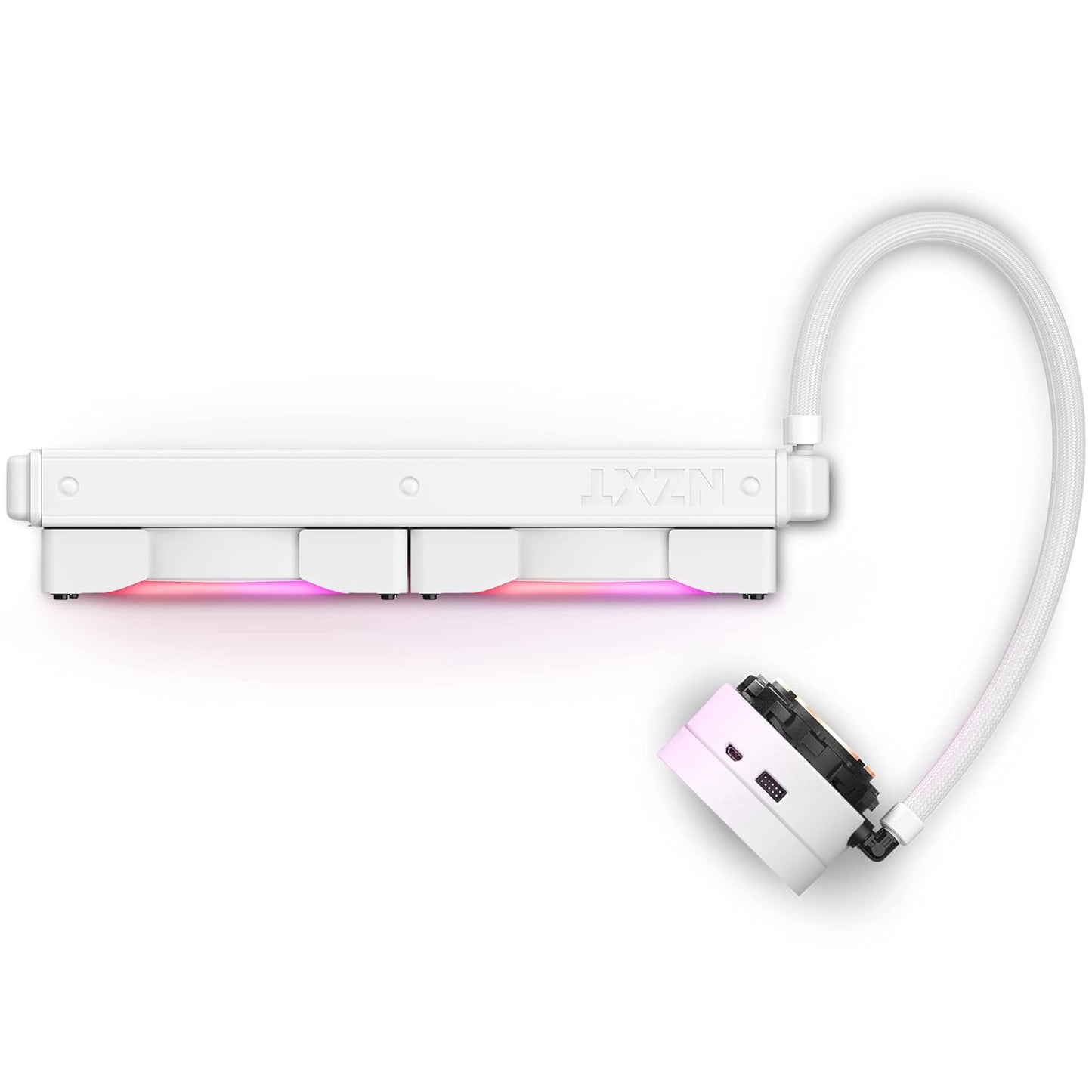 Kraken X63 RGB 280Mm - RL-KRX63-R1 - AIO RGB CPU Liquid Cooler - Rotating Infinity Mirror Design - Improved Pump - Powered by CAM V4 - RGB Connector - Aer RGB V2 140Mm Radiator Fans (2 Included)